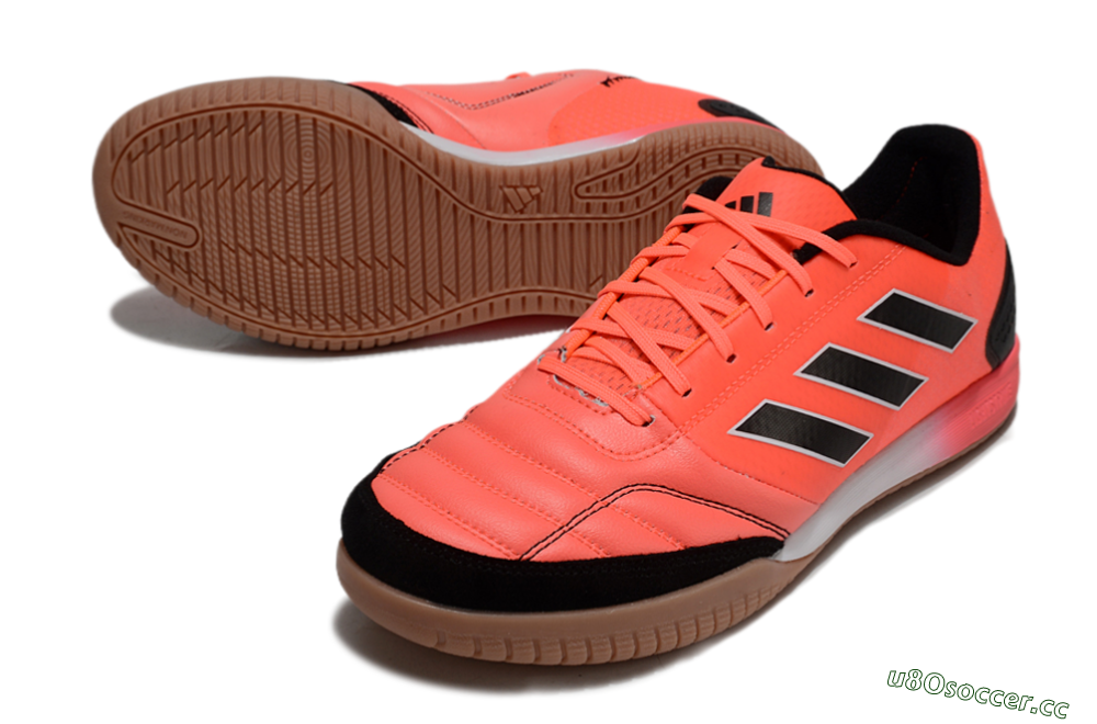 Men's Adidas Competition Top IC Indoor & Futsal Low-Tops Football Shoes - Red/Black/White 3
