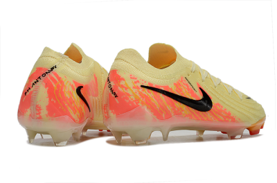 Men's Nike Phantom Luna Elite NU FG Firm Ground Low-Tops Football Boots - Yellow/Black/Red