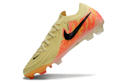 Men's Nike Phantom Luna Elite NU FG Firm Ground Low-Tops Football Boots - Yellow/Black/Red