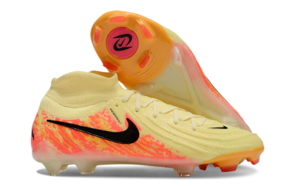 Men's Nike Phantom Luna Elite NU FG Firm Ground High-Tops Football Boots - Yellow/Black/Red