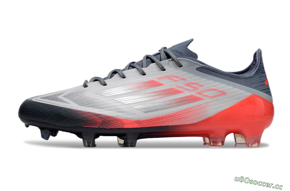 Men's Adidas F50 Elite FG Firm Ground Low-Tops Football Boots - Silver/White/Pink 0