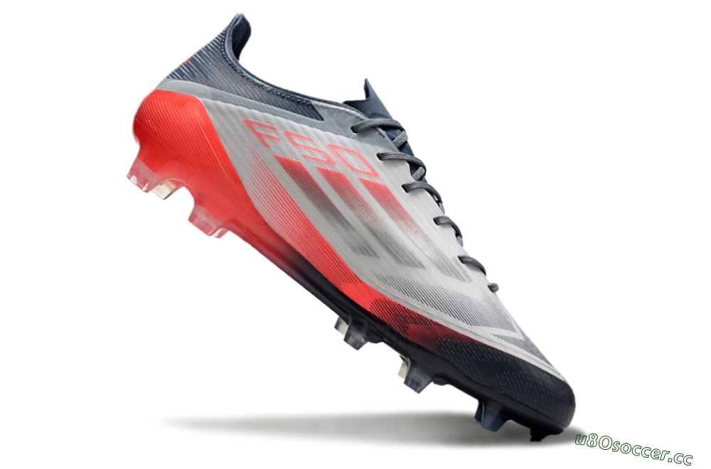 Men's Adidas F50 Elite FG Firm Ground Low-Tops Football Boots - Silver/White/Pink 4