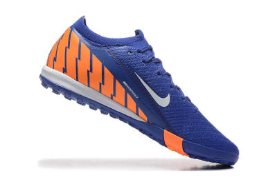 Men's Nike Air Zoom Mercurial Vapor 16 Elite TF Artificial Turf Low-Tops Football Shoes - Blue/White/Orange