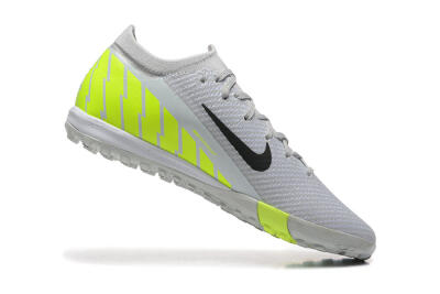 Men's Nike Air Zoom Mercurial Vapor 16 Elite TF Artificial Turf Low-Tops Football Shoes - Grey/Yellow/Silver