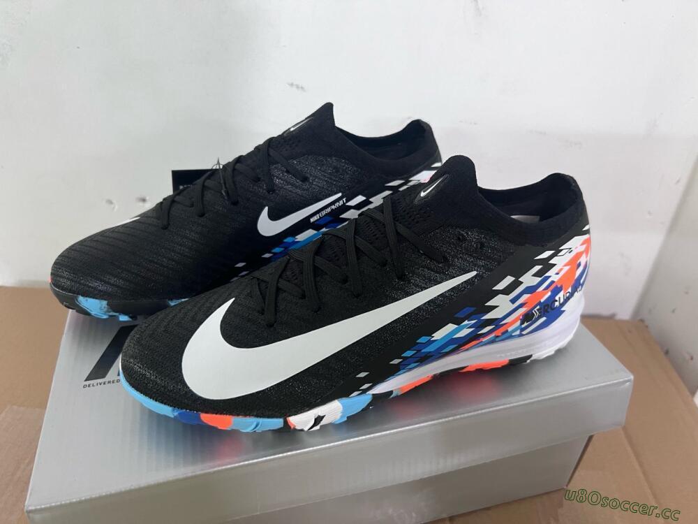 Unisex Nike Air Zoom Mercurial Vapor 16 Elite TF Artificial Turf Low-Tops Football Shoes - Black/Blue/Orange
