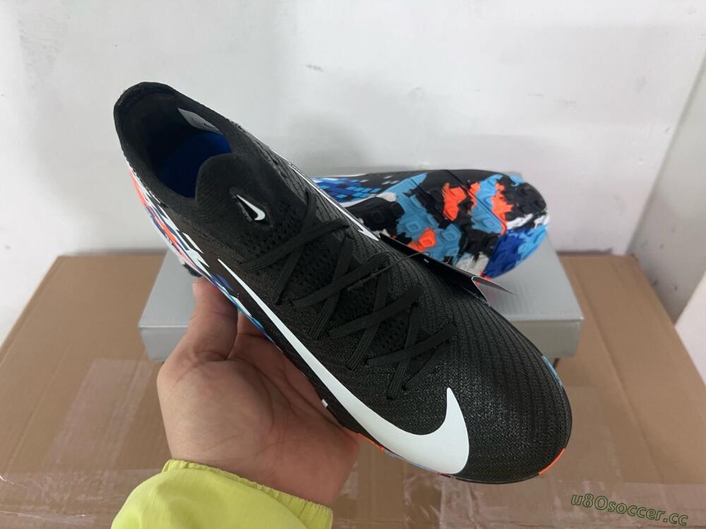 Unisex Nike Air Zoom Mercurial Vapor 16 Elite TF Artificial Turf Low-Tops Football Shoes - Black/Blue/Orange