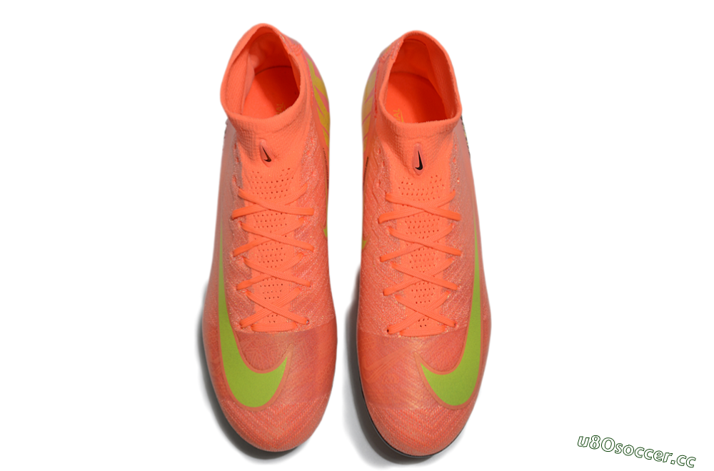 Men's Nike Air Zoom Mercurial Superfly 10 Elite SG Soft Ground High-Tops Football Boots - Red/Yellow/Black 4