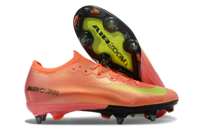 Men's Nike Air Zoom Mercurial Vapor 16 Elite SG Soft Ground Low-Tops Football Boots - Red/Yellow/Black