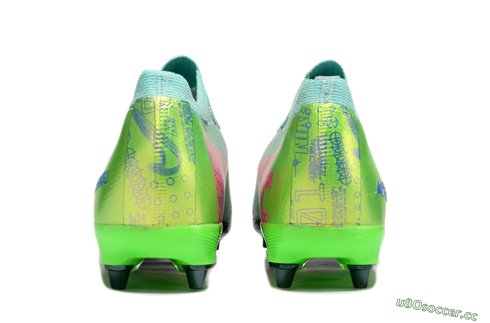 Men's Nike Air Zoom Mercurial Vapor 16 Elite SG Soft Ground Low-Tops Football Boots - Jade/Pink/Blue 5
