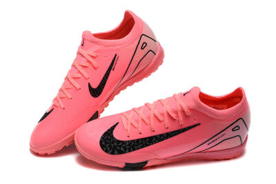 Unisex Nike Air Zoom Mercurial Vapor 16 Elite TF Artificial Turf Low-Tops Football Shoes - Pink/Black