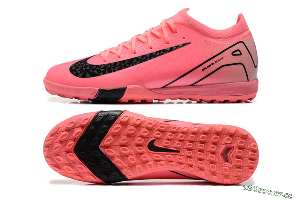 Unisex Nike Air Zoom Mercurial Vapor 16 Elite TF Artificial Turf Low-Tops Football Shoes - Pink/Black 1