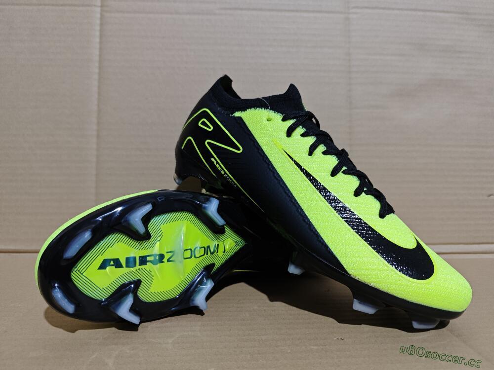 Unisex Nike Air Zoom Mercurial Vapor 16 Elite FG Firm Ground Low-Tops Football Boots - Yellow/Black/Blue