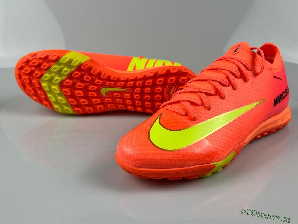 Unisex Nike Air Zoom Mercurial Vapor 16 Elite TF Artificial Turf Low-Tops Football Shoes - Red/Yellow/Black
