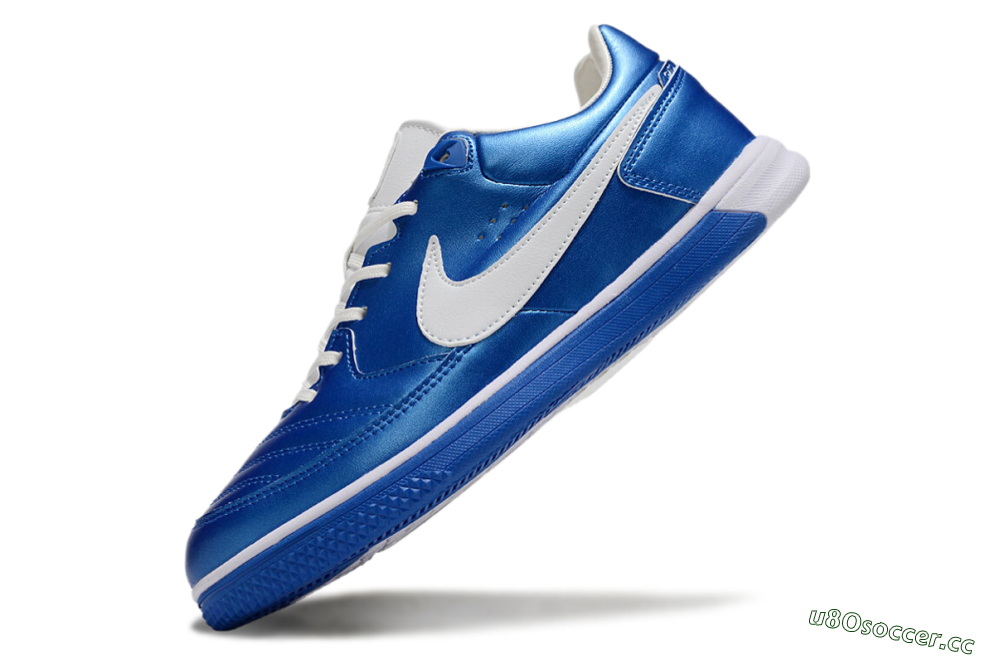 Men's Nike Gota 2 IC Indoor & Futsal Low-Tops Football Shoes - Blue/White 4