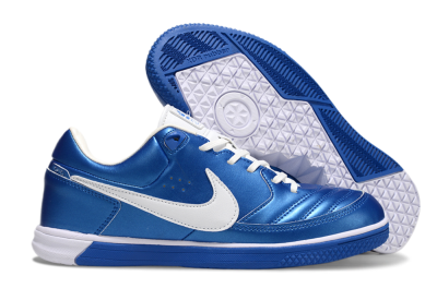 Men's Nike Gota 2 IC Indoor & Futsal Low-Tops Football Shoes - Blue/White