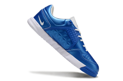 Men's Nike Gota 2 IC Indoor & Futsal Low-Tops Football Shoes - Blue/White