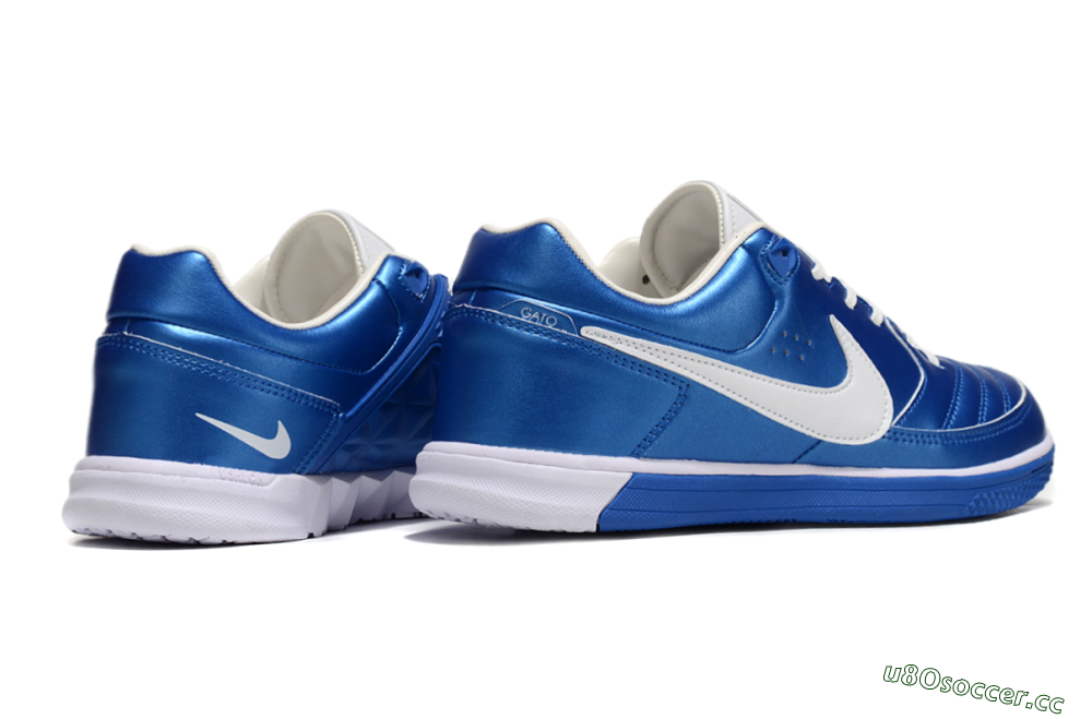 Men's Nike Gota 2 IC Indoor & Futsal Low-Tops Football Shoes - Blue/White 5