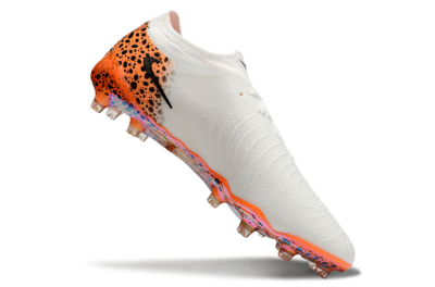 Men's Nike Phantom Luna Elite AG Artificial Grass Low-Tops Football Boots - White/Orange/Black