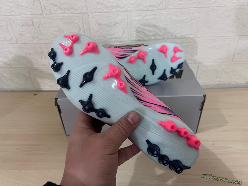 Unisex Nike Air Zoom Mercurial Superfly 10 Elite AG Artificial Grass High-Tops Football Boots - Jade/Gold/Pink