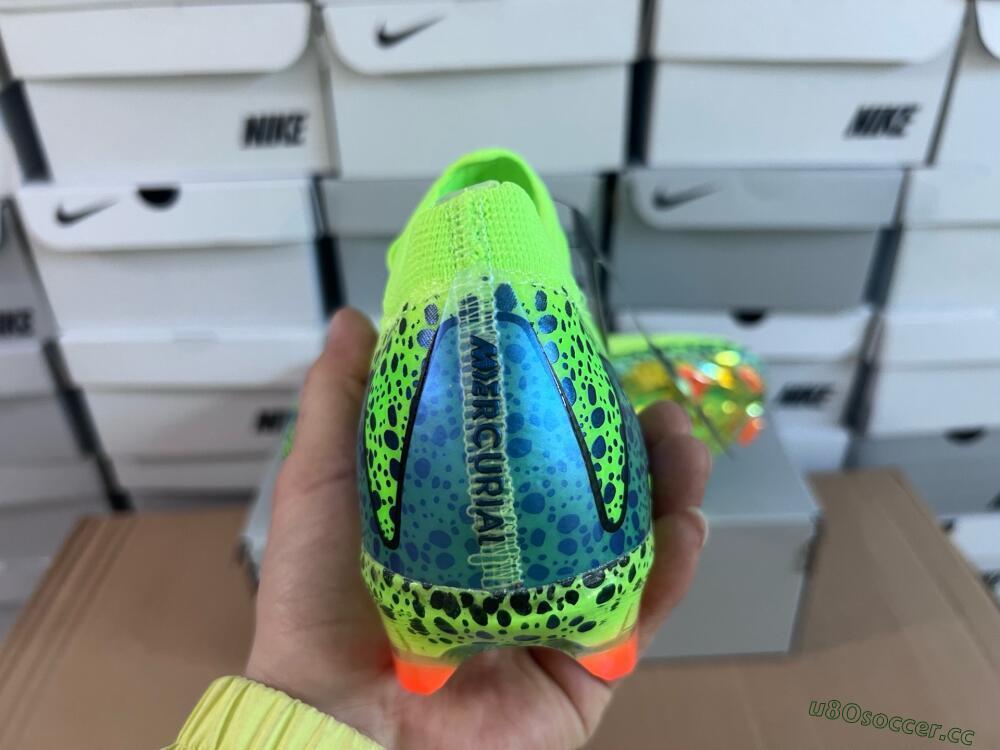 Unisex Nike Air Zoom Mercurial Vapor 16 Elite FG Firm Ground Low-Tops Football Boots - Yellow/Black/Orange
