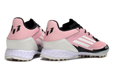 Men's Adidas F50 Pro TF Artificial Turf Low-Tops Football Shoes - Pink/Black/White