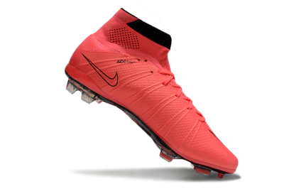Men's Nike Mercurial Superfly 4 CR7 FG Firm Ground High-Tops Football Boots - Red/Black