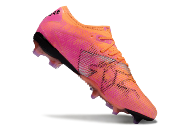 Men's Puma Future 8 Ultimate FG Firm Ground Low-Tops Football Boots - Orange/Purple/Grey
