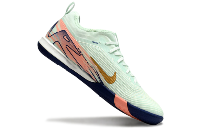 Men's Nike Air Zoom Mercurial Vapor 16 Pro IC Indoor & Futsal Low-Tops Football Shoes - Jade/Gold/Pink