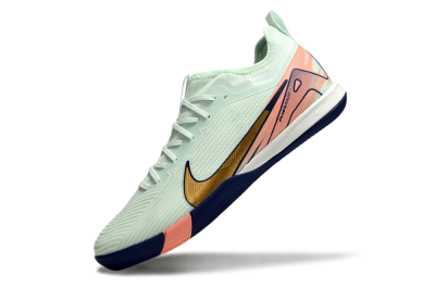 Men's Nike Air Zoom Mercurial Vapor 16 Pro IC Indoor & Futsal Low-Tops Football Shoes - Jade/Gold/Pink