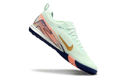 Unisex Nike Air Zoom Mercurial Vapor 16 Pro TF Artificial Turf Low-Tops Football Shoes - Jade/Gold/Pink