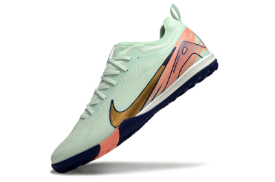 Unisex Nike Air Zoom Mercurial Vapor 16 Pro TF Artificial Turf Low-Tops Football Shoes - Jade/Gold/Pink