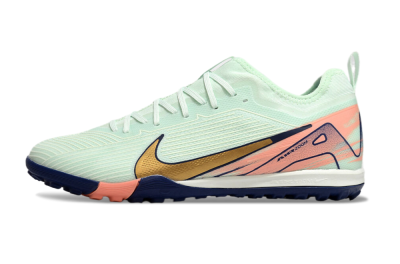 Unisex Nike Air Zoom Mercurial Vapor 16 Pro TF Artificial Turf Low-Tops Football Shoes - Jade/Gold/Pink