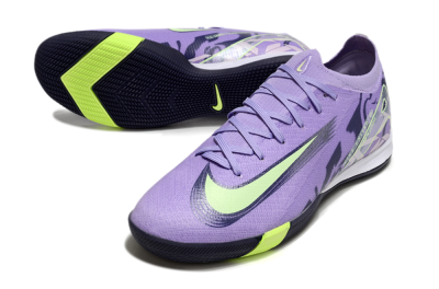 Men's Nike Air Zoom Mercurial Vapor 16 Elite IC Indoor & Futsal Low-Tops Football Shoes - Purple/Yellow/White