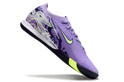 Men's Nike Air Zoom Mercurial Vapor 16 Elite IC Indoor & Futsal Low-Tops Football Shoes - Purple/Yellow/White