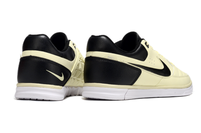 Men's Nike Street Gato IC Indoor & Futsal Low-Tops Football Shoes - Beige/Black/White