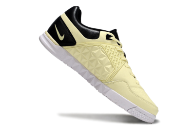 Men's Nike Street Gato IC Indoor & Futsal Low-Tops Football Shoes - Beige/Black/White