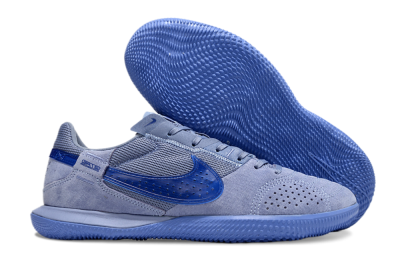 Men's Nike Street Gato IC Indoor & Futsal Low-Tops Football Shoes - Blue/Blue