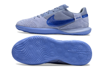 Men's Nike Street Gato IC Indoor & Futsal Low-Tops Football Shoes - Blue/Blue