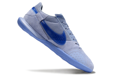 Men's Nike Street Gato IC Indoor & Futsal Low-Tops Football Shoes - Blue/Blue