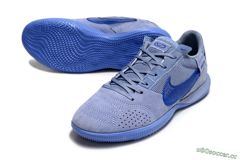 Men's Nike Street Gato IC Indoor & Futsal Low-Tops Football Shoes - Blue/Blue 3