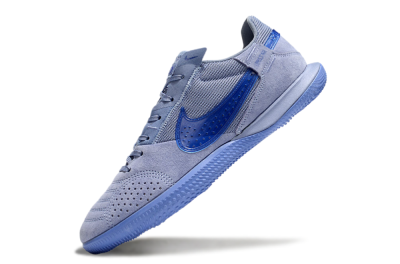 Men's Nike Street Gato IC Indoor & Futsal Low-Tops Football Shoes - Blue/Blue