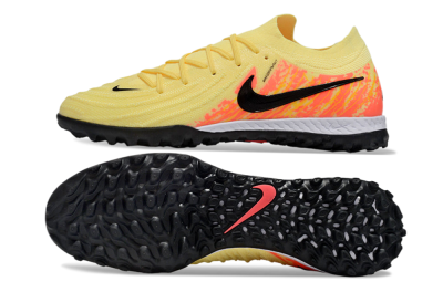 Men's Nike Phantom GX 2 Elite TF Artificial Turf Low-Tops Football Shoes - Yellow/Black/Red