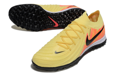 Men's Nike Phantom GX 2 Elite TF Artificial Turf Low-Tops Football Shoes - Yellow/Black/Red