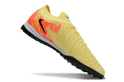 Men's Nike Phantom GX 2 Elite TF Artificial Turf Low-Tops Football Shoes - Yellow/Black/Red