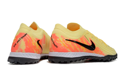 Men's Nike Phantom GX 2 Elite TF Artificial Turf Low-Tops Football Shoes - Yellow/Black/Red