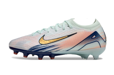 Unisex Nike Air Zoom Mercurial Vapor 16 Elite AG Artificial Grass Low-Tops Football Boots - Jade/Yellow/Pink/Blue