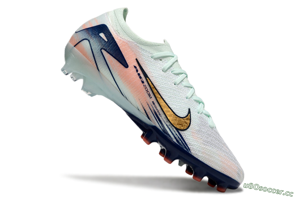 Unisex Nike Air Zoom Mercurial Vapor 16 Elite AG Artificial Grass Low-Tops Football Boots - Jade/Yellow/Pink/Blue 4