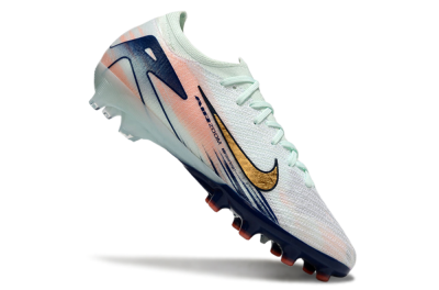 Unisex Nike Air Zoom Mercurial Vapor 16 Elite AG Artificial Grass Low-Tops Football Boots - Jade/Yellow/Pink/Blue
