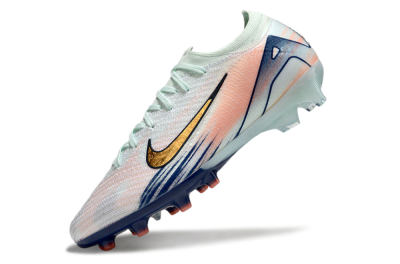 Unisex Nike Air Zoom Mercurial Vapor 16 Elite AG Artificial Grass Low-Tops Football Boots - Jade/Yellow/Pink/Blue