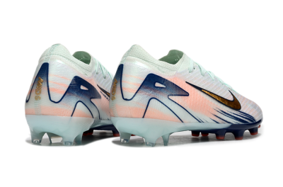 Unisex Nike Air Zoom Mercurial Vapor 16 Elite AG Artificial Grass Low-Tops Football Boots - Jade/Yellow/Pink/Blue